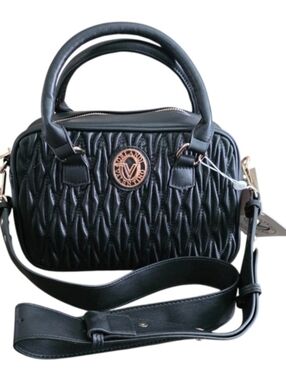 Valentino Orlandi Quilted Crossbody Satchel